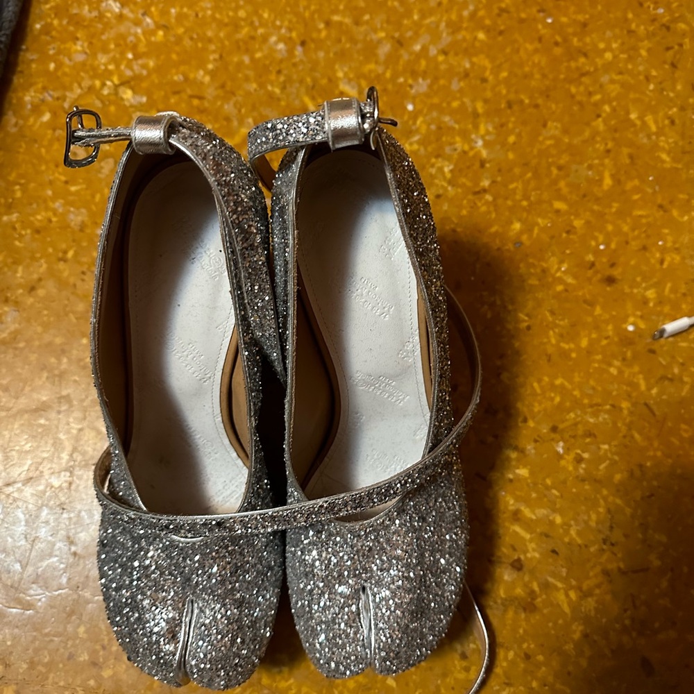 Masion margiela glitter Maryjane pumps